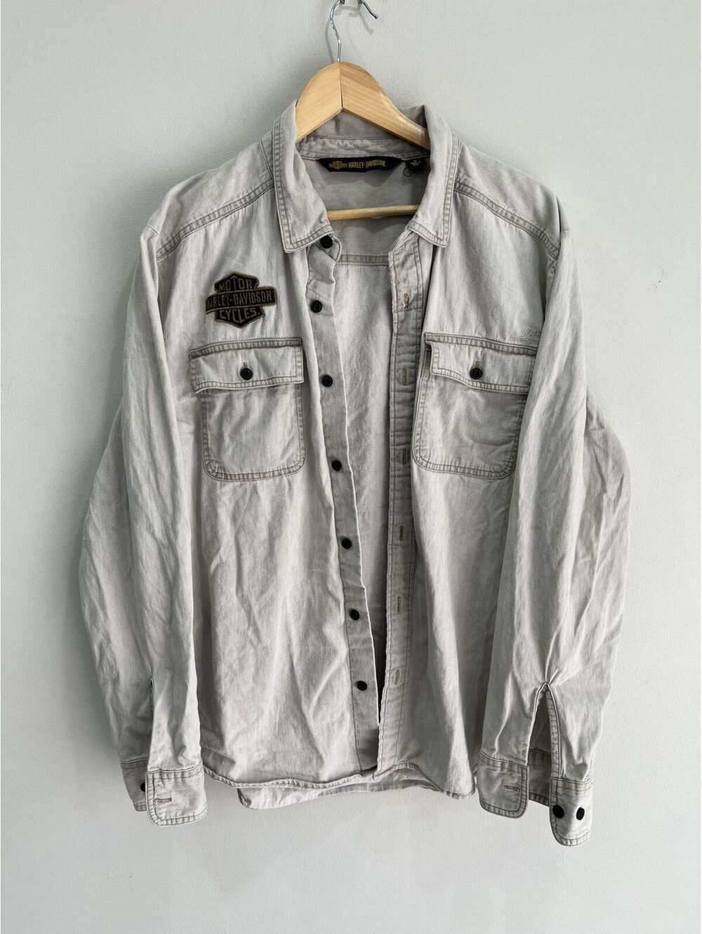 Vintage Harley Davidson Button Up Shirt